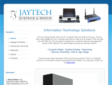 Tablet Screenshot of jaytechsystems.com